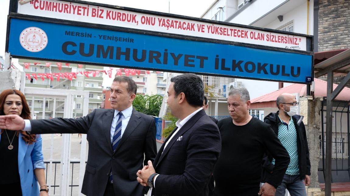 Yenişehir Belediyesi Başkanı Sayın Abdullah Özyiğit'ten Okulumuza Ziyaret